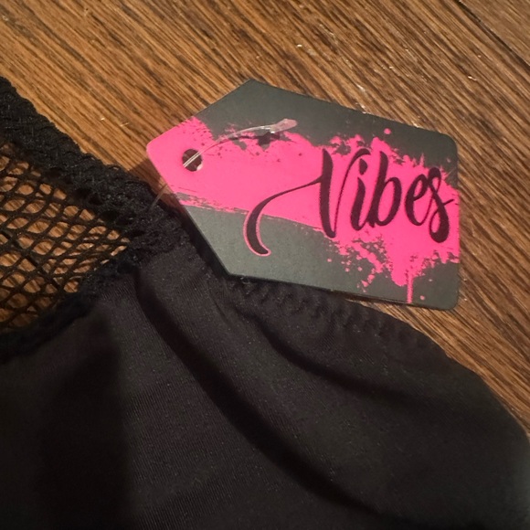 Fantasy pole dance Fetish Rave Festival Fishnet hot shorts and crop top. NWT S - Picture 5 of 8